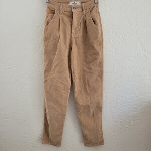 Hollister Ultra High-Rise Straight Leg Corduroy Pants Size 00